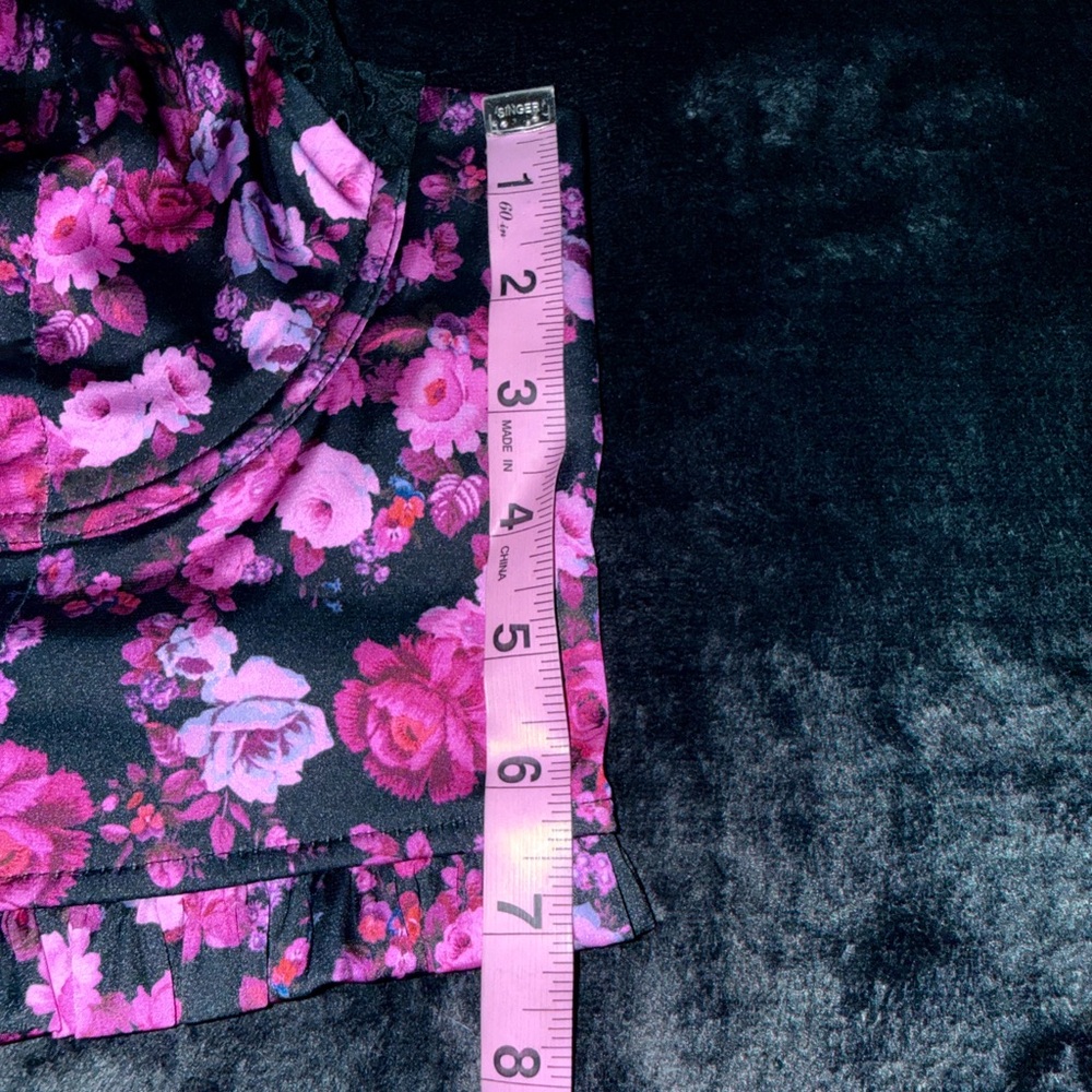 NWT For Love & Lemons Farrah Floral Satin Bustier Size XL - Picture 12 of 15
